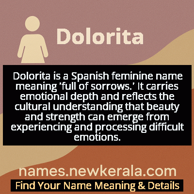 Dolorita Name Meaning and Origin