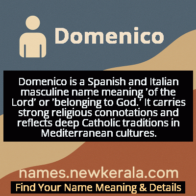 Domenico Name Meaning and Origin