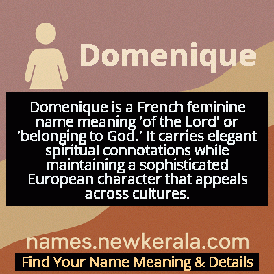 Domenique Name Meaning and Origin
