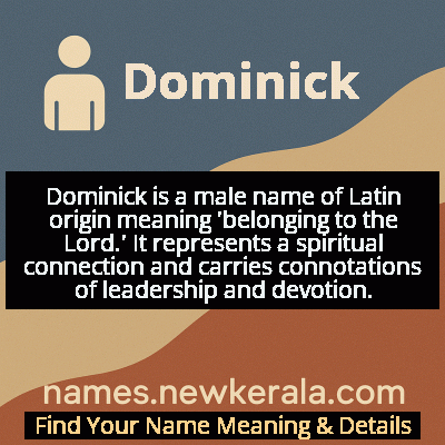 Dominick Name Meaning and Origin