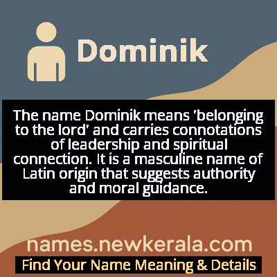 Dominik Name Meaning and Origin