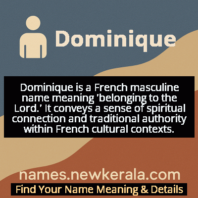 Dominique Name Meaning and Origin