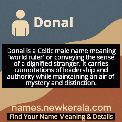 Donal Name Meaning and Origin