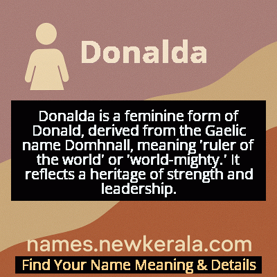 Donalda Name Meaning and Origin