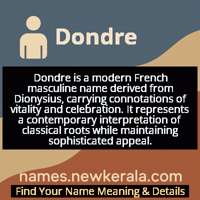 Dondre Name Meaning and Origin