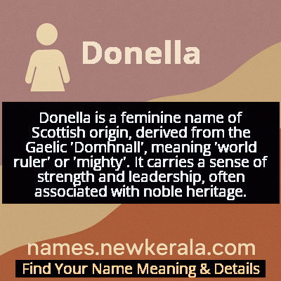 Donella Name Meaning and Origin