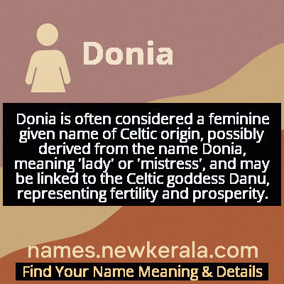 Donia Name Meaning and Origin