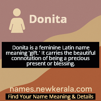 Donita Name Meaning and Origin