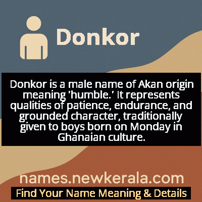 Donkor Name Meaning and Origin