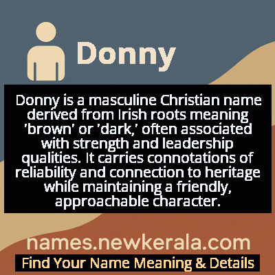Donny Name Meaning and Origin