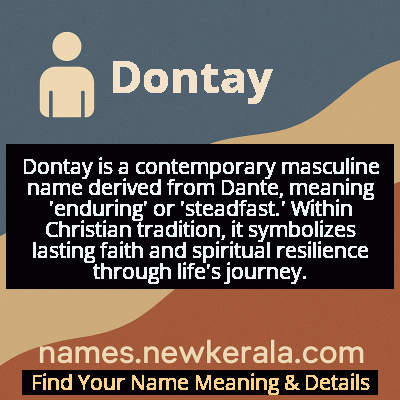 Dontay Name Meaning and Origin