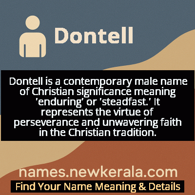 Dontell Name Meaning and Origin