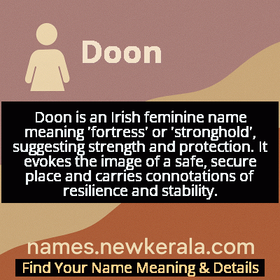 Doon Name Meaning and Origin