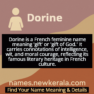 Dorine Name Meaning and Origin