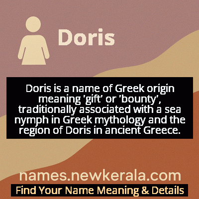 Doris Name Meaning and Origin
