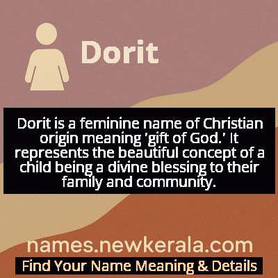 Dorit Name Meaning and Origin