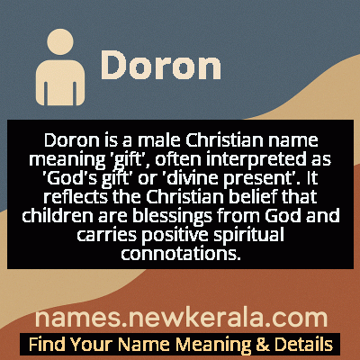 Doron Name Meaning and Origin
