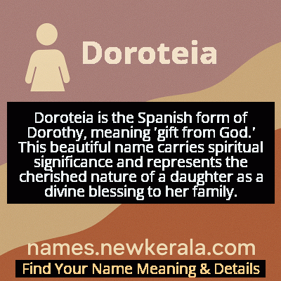 Doroteia Name Meaning and Origin