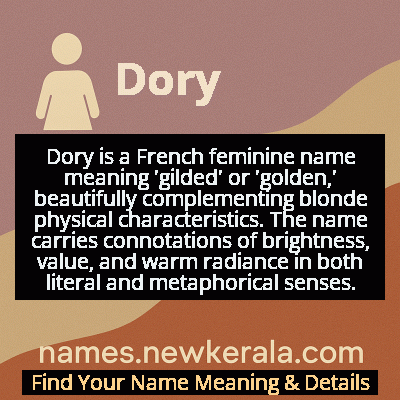 Dory Name Meaning and Origin