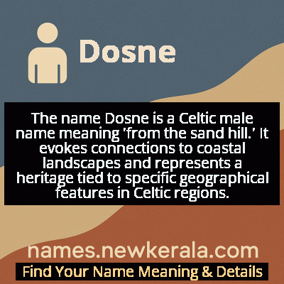 Dosne Name Meaning and Origin