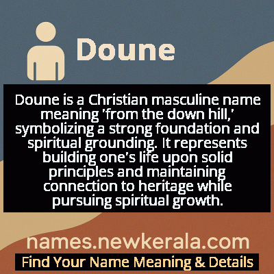 Doune Name Meaning and Origin