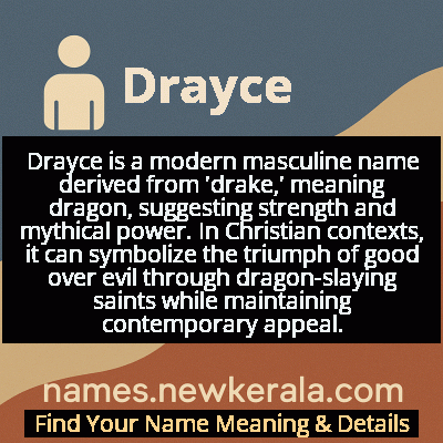 Drayce Name Meaning and Origin
