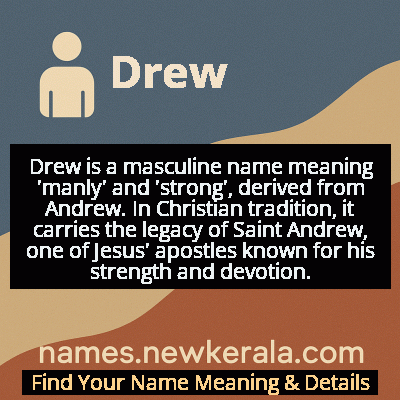 Drew Name Meaning and Origin