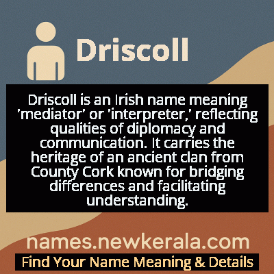 Driscoll Name Meaning and Origin