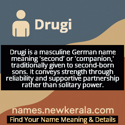 Drugi Name Meaning and Origin