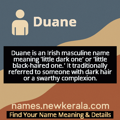 Duane Name Meaning and Origin