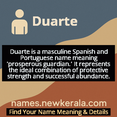Duarte Name Meaning and Origin
