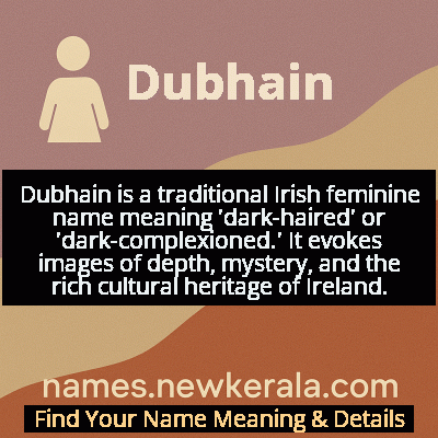 Dubhain Name Meaning and Origin