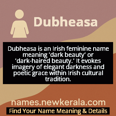 Dubheasa Name Meaning and Origin