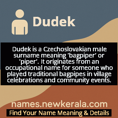 Dudek Name Meaning and Origin