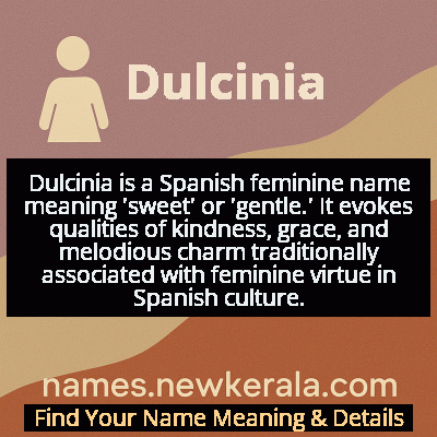 Dulcinia Name Meaning and Origin