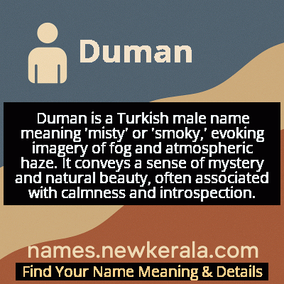 Duman Name Meaning and Origin