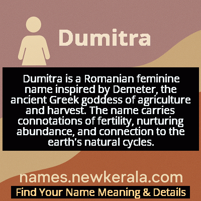 Dumitra Name Meaning and Origin