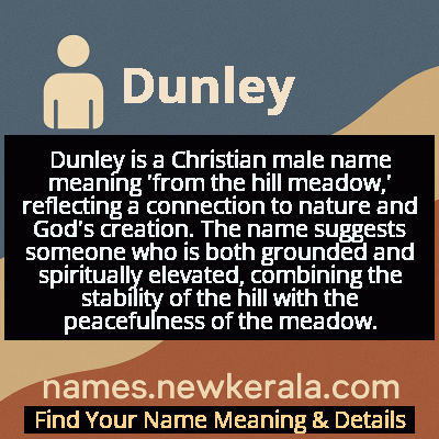 Dunley Name Meaning and Origin