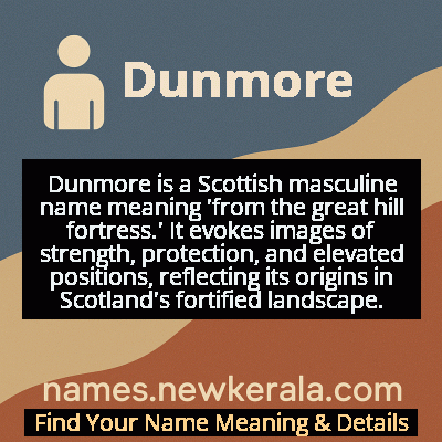 Dunmore Name Meaning and Origin
