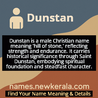Dunstan Name Meaning and Origin