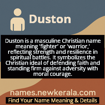 Duston Name Meaning and Origin