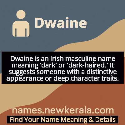 Dwaine Name Meaning and Origin