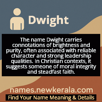 Dwight Name Meaning and Origin