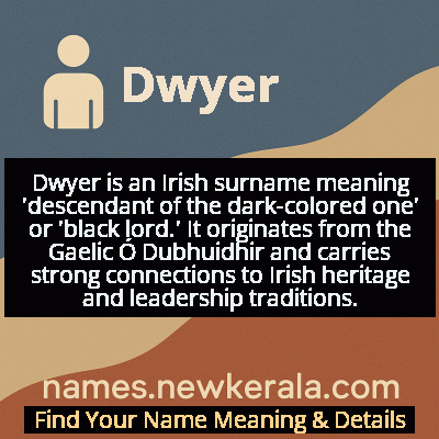 Dwyer Name Meaning and Origin