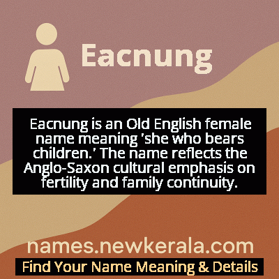 Eacnung Name Meaning and Origin