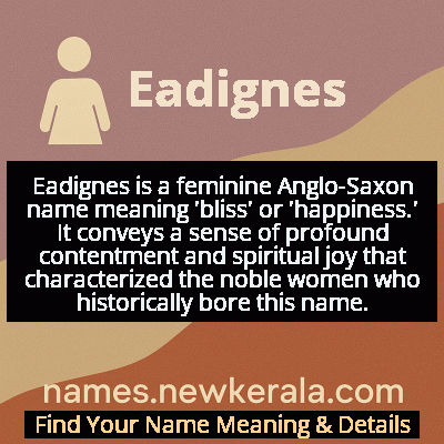 Eadignes Name Meaning and Origin