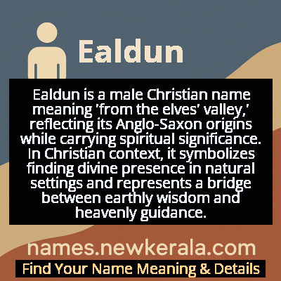 Ealdun Name Meaning and Origin
