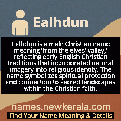 Ealhdun Name Meaning and Origin