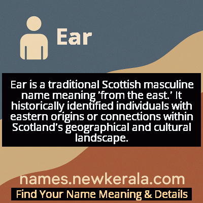 Ear Name Meaning and Origin