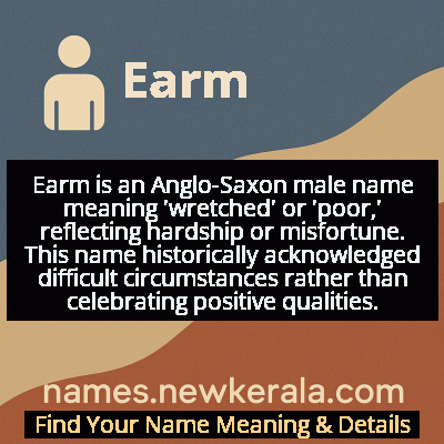 Earm Name Meaning and Origin